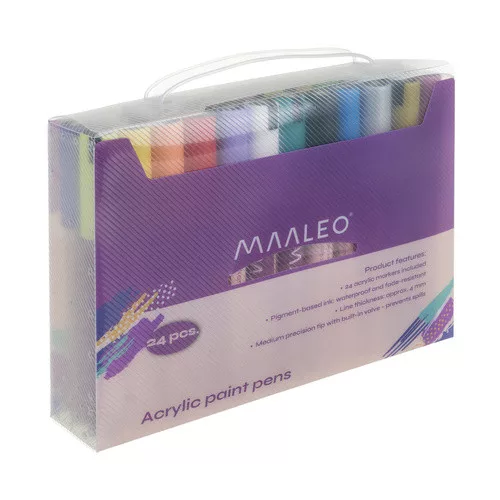 Maaleo akril filctoll készlet - 24db