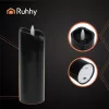 Ruhhy LED gyertya készlet fekete, 15x5cm - 12db