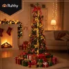 Ruhhy összecsukható díszített műfenyő - 180cm