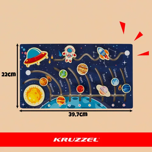 Kruzzel fa naprendszer játék - 39,7x22x1cm