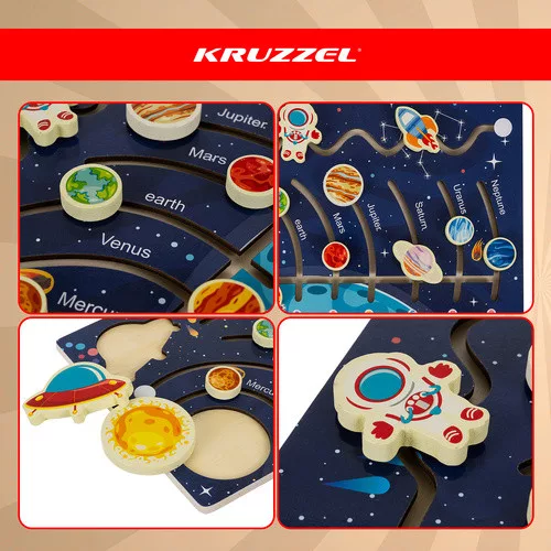 Kruzzel fa naprendszer játék - 39,7x22x1cm