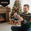 Ruhhy 3 pár zokni karácsonyi mintával műanyag gömbdíszben, 38-43-as méret