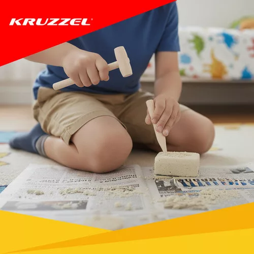 Kruzzel 5 az 1-ben dinoszaurusz ásatási játék készlet