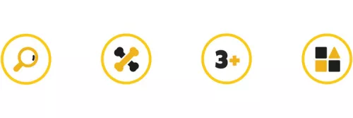 Kruzzel 5 az 1-ben dinoszaurusz ásatási játék készlet