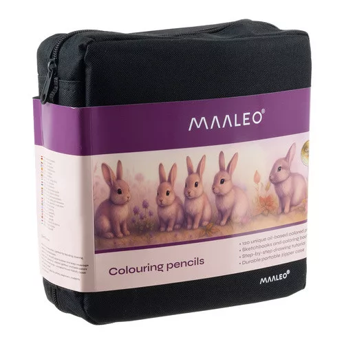 Maaleo színes ceruza készlet tokban - 120db