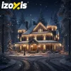 Izoxis kültéri karácsonyi 500 LED-es fényfüzér, 22,5m - meleg fehér