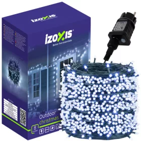   Izoxis kültéri karácsonyi 500 LED-es fényfüzér, 35m - hideg fehér