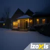 Izoxis kültéri karácsonyi 100 LED-es fényfüzér, 6m - meleg fehér