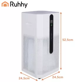   Ruhhy ionizálós légtisztító WiFi vezérléssel, 24,5x24,5x52,5cm - fehér