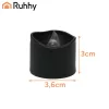 Ruhhy LED gyertya készlet 12db, 3x3,6cm - fekete