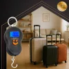 Kampós mérleg LCD kijelzővel - 50kg/10g
