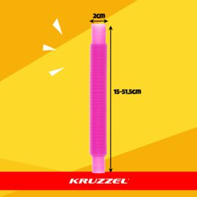 Rugalmas színes játék csövek - 10db