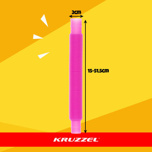 Rugalmas színes játék csövek - 10db