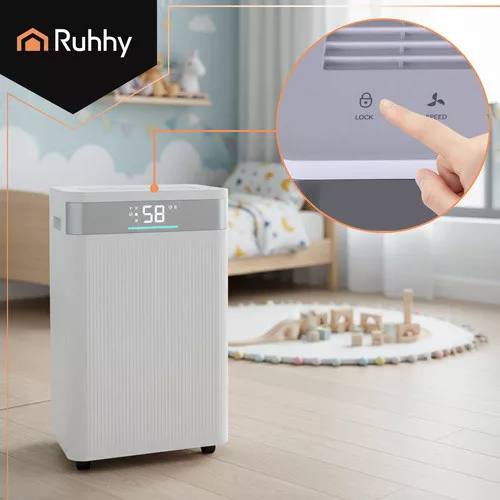 Páramentesítő távirányítóval és Wi-Fi alkalmazással 4,3 literes tartállyal, fehér - 49x30,5x23,4cm