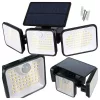 Napelemes három szegmenses lámpa 180 LED-el