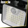 Napelemes három szegmenses lámpa 180 LED-el