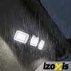Napelemes három szegmenses lámpa 180 LED-el