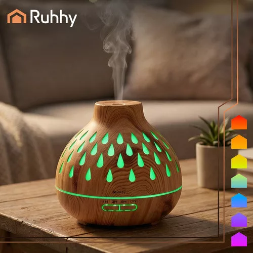 Aroma diffúzor LED világítással - 400ml