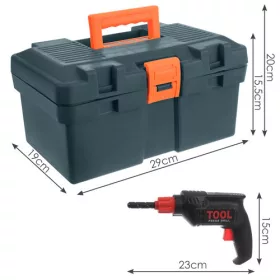 Játék szerszámosláda készlet - 32db