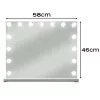 LED-es kozmetikai tükör érintőpanellel - 58x46cm