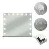 LED-es kozmetikai tükör érintőpanellel - 58x46cm