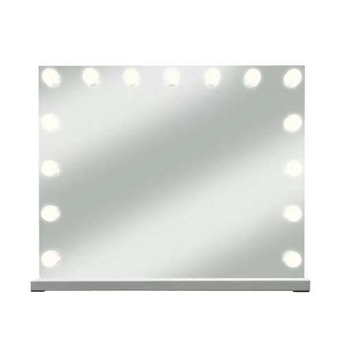 LED-es kozmetikai tükör érintőpanellel - 58x46cm