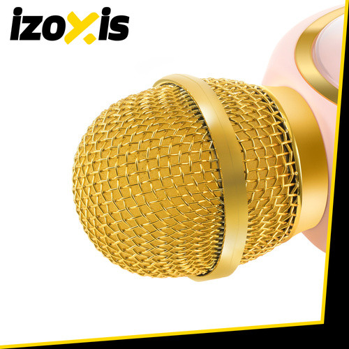 Bluetooth karaoke mikrofon gyerekeknek beépített hangszóróval, RGB effektekkel és Magic Voice funkci