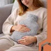 Melegvizes palack puha plüss huzattal - 1,8l