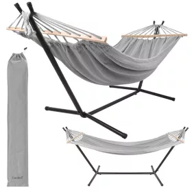   Dupla függőágy kerettel és 250kg-os teherbírással - 245x100x103,5cm