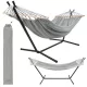 Dupla függőágy kerettel és 250kg-os teherbírással - 245x100x103,5cm