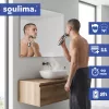 Akkumulátoros borotva, hajvágó és trimmelő készlet LCD kijelzővel