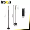 LED állólámpa állítható színhőmérséklettel, távirányítóval és érintőpanellel, fekete - 180cm