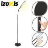LED állólámpa állítható színhőmérséklettel, távirányítóval és érintőpanellel, fekete - 180cm
