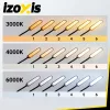 LED állólámpa állítható színhőmérséklettel, távirányítóval és érintőpanellel, fekete - 180cm