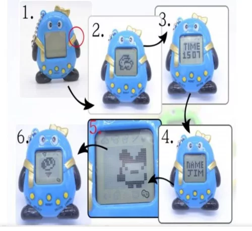 Tamagotchi virtuális háziállat - 6cm