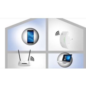   WLAN WIFI repeater, Wifi jelerősitő jelismétlő konnektorba - Gyenge a jel a lakás egyes pontjain  I