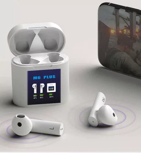 Air M6 Plus hőmérővel - TWS Bluetooth fülhallgató