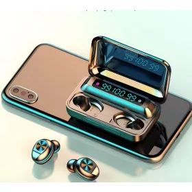 F9-10 TWS Bluetooth Headset - fekete