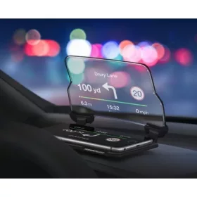   GPS HUD kijelző okostelefonhoz - Vetítsd ki telefonod képernyőjét az átlátszó kijelzőre!