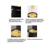Digitális kijelzős olaj nélküli prémium sütő, fritőz, 6L, 2400W fekete
