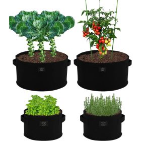 Laxllent növénytáska 2 nagy 2 kicsi fekete szín