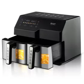   RAF 12 literes okos digitális air fryer - 2 kosárral + ajándék receptkönyv