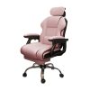 Gamer Elegance lábtartós szék pink