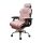 Gamer Elegance lábtartós szék pink
