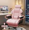 Gamer Elegance lábtartós szék pink