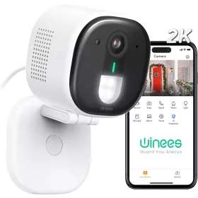   Winees 2K-s wifi kültéri biztonsági kamera 4 fényszóróval