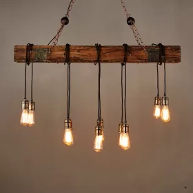 Vintage Loft stílusú fa LED lámpasor