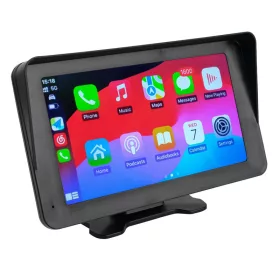   7" autós kijelző carplay+ Androidautó, tolatókamerával