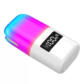   Blasterra Vezeték nélküli Bluetooth fülhallgató beépített hangszóróval és mikrofonnal, RGB töltőtokk
