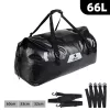Motoros táska 65l Fekete